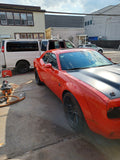 orange dodge challenger srt demon 170 auto detail