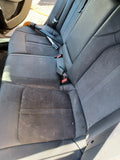 car black seats interior shampoo detail