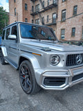 Mercedes grey g wagon paint correction 