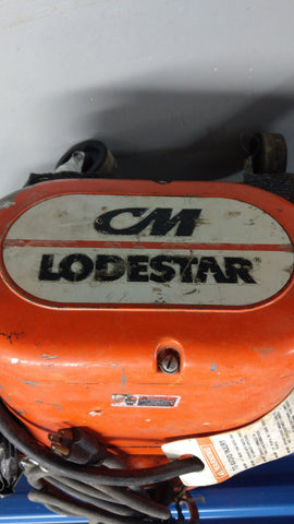 USED, 1 TON CHAIN HOIST LIFT LODESTAR