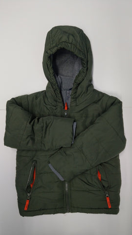 Used Like New, Boy Green,Orange,Grey  Jacket Size M 5/6 #36542