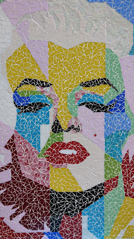 Marilyn Monroe, Mosaic Glass, Wall Art. Call for  Price