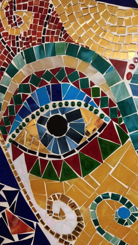 Glass Face, Mosaic Glass, Wall Art – SMGMAX
